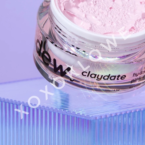 Dew of the Gods Claydate Hya-Activated Pink Clay Mask NIB - Picture 8 of 12
